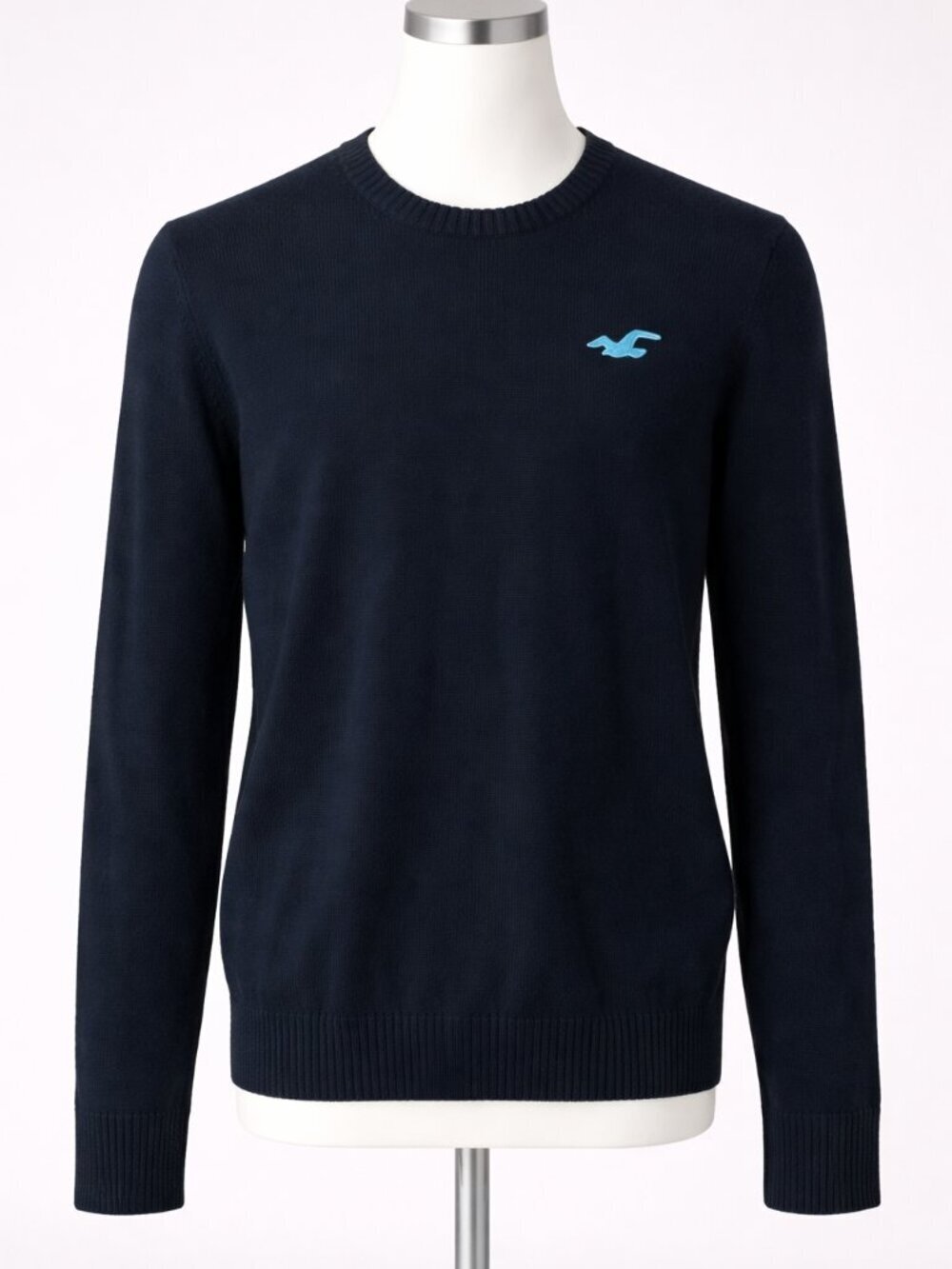 Hollister Navy Blue Crewneck Sweater